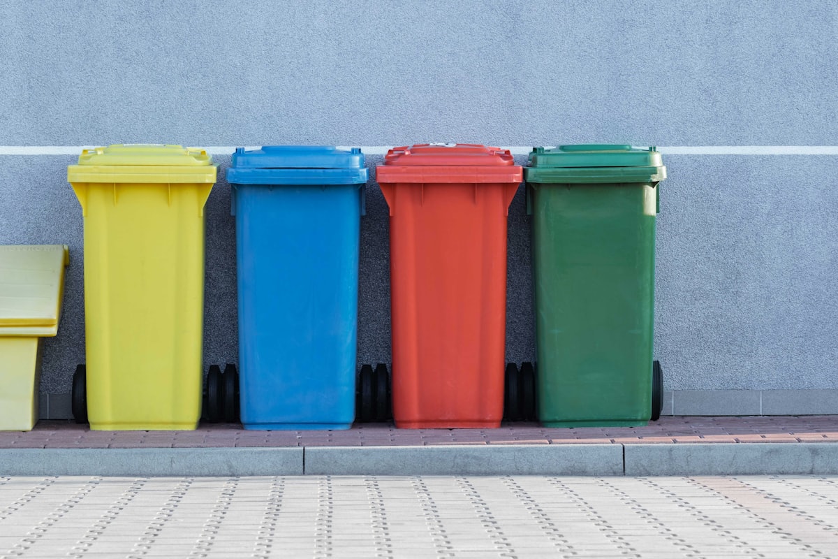 Sorted recyclables